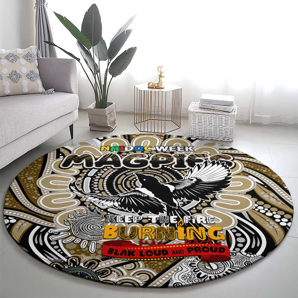 Collingwood Magpies NAIDOC Week 2024 Round Carpet Mascot Football