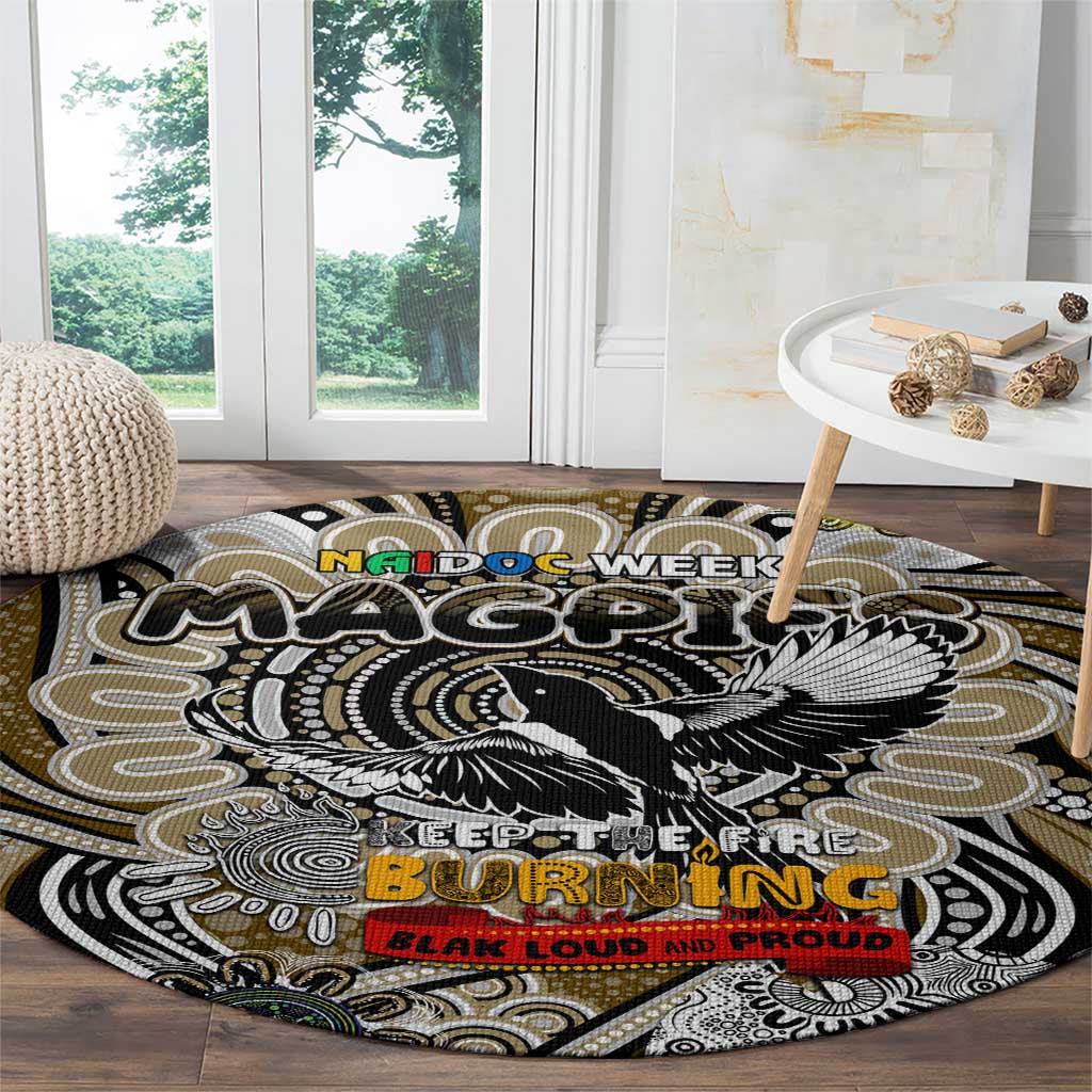 Collingwood Magpies NAIDOC Week 2024 Round Carpet Mascot Football