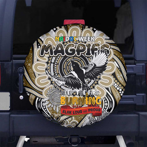 Collingwood Magpies NAIDOC Week 2024 Spare Tire Cover Mascot Football