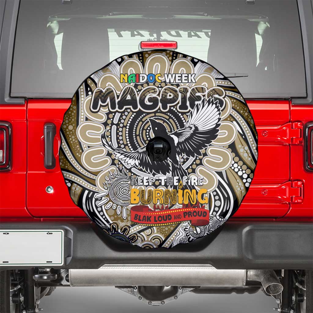 Collingwood Magpies NAIDOC Week 2024 Spare Tire Cover Mascot Football