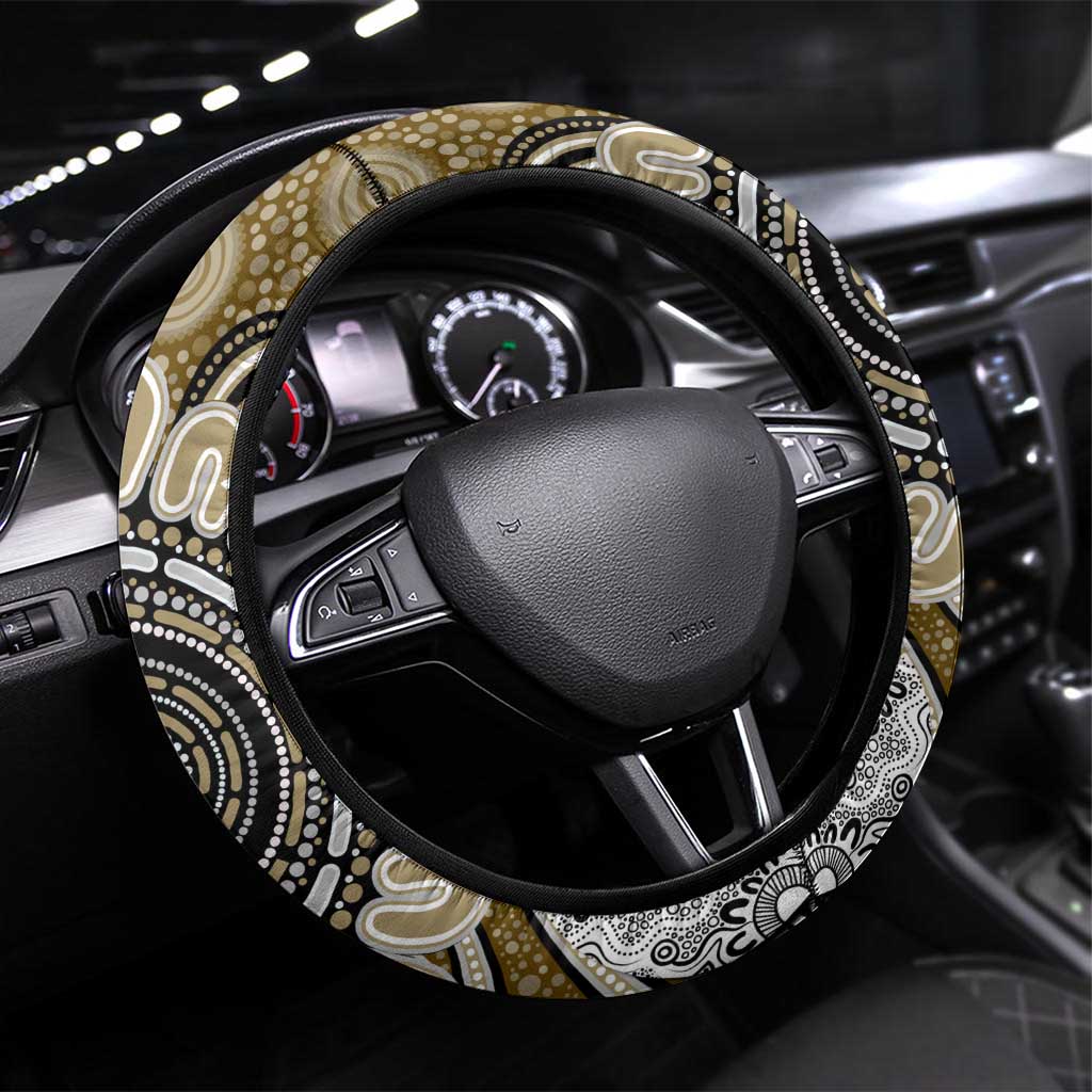 Collingwood Magpies NAIDOC Week 2024 Steering Wheel Cover Mascot Football
