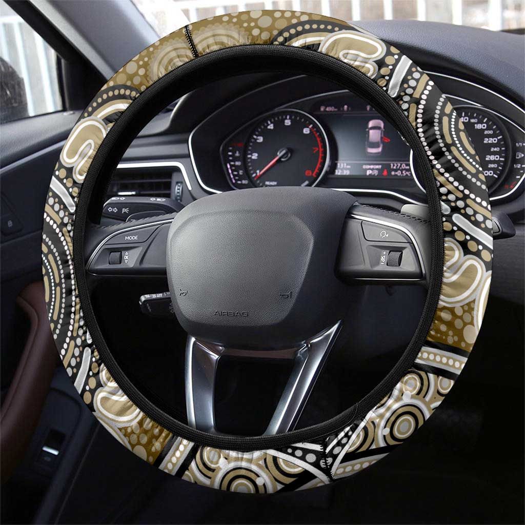 Collingwood Magpies NAIDOC Week 2024 Steering Wheel Cover Mascot Football