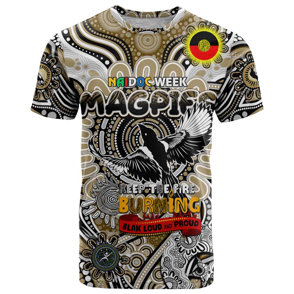 Custom Collingwood Magpies NAIDOC Week 2024 T Shirt Mascot Football