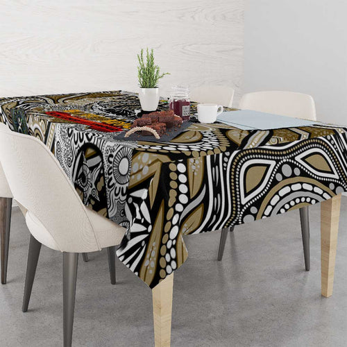 Collingwood Magpies NAIDOC Week 2024 Tablecloth Mascot Football