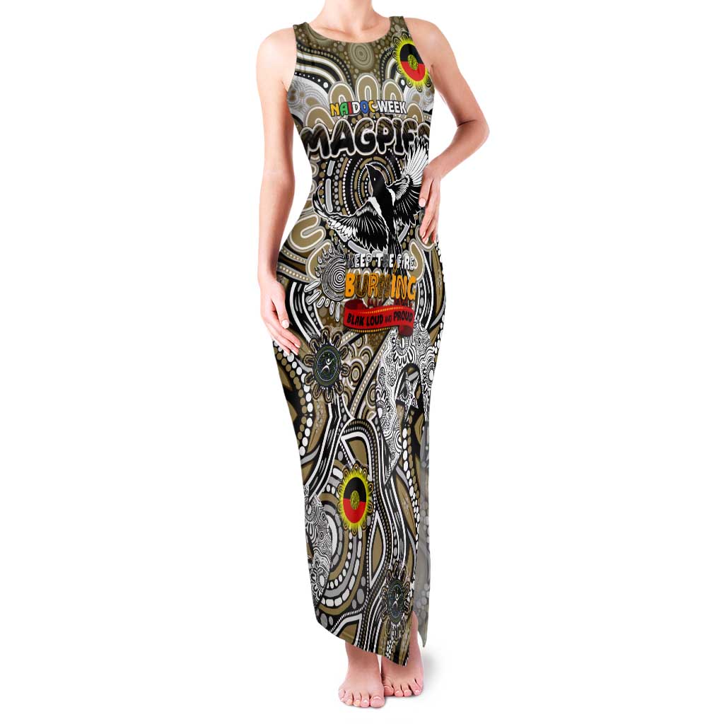 Custom Collingwood Magpies NAIDOC Week 2024 Tank Maxi Dress Mascot Football