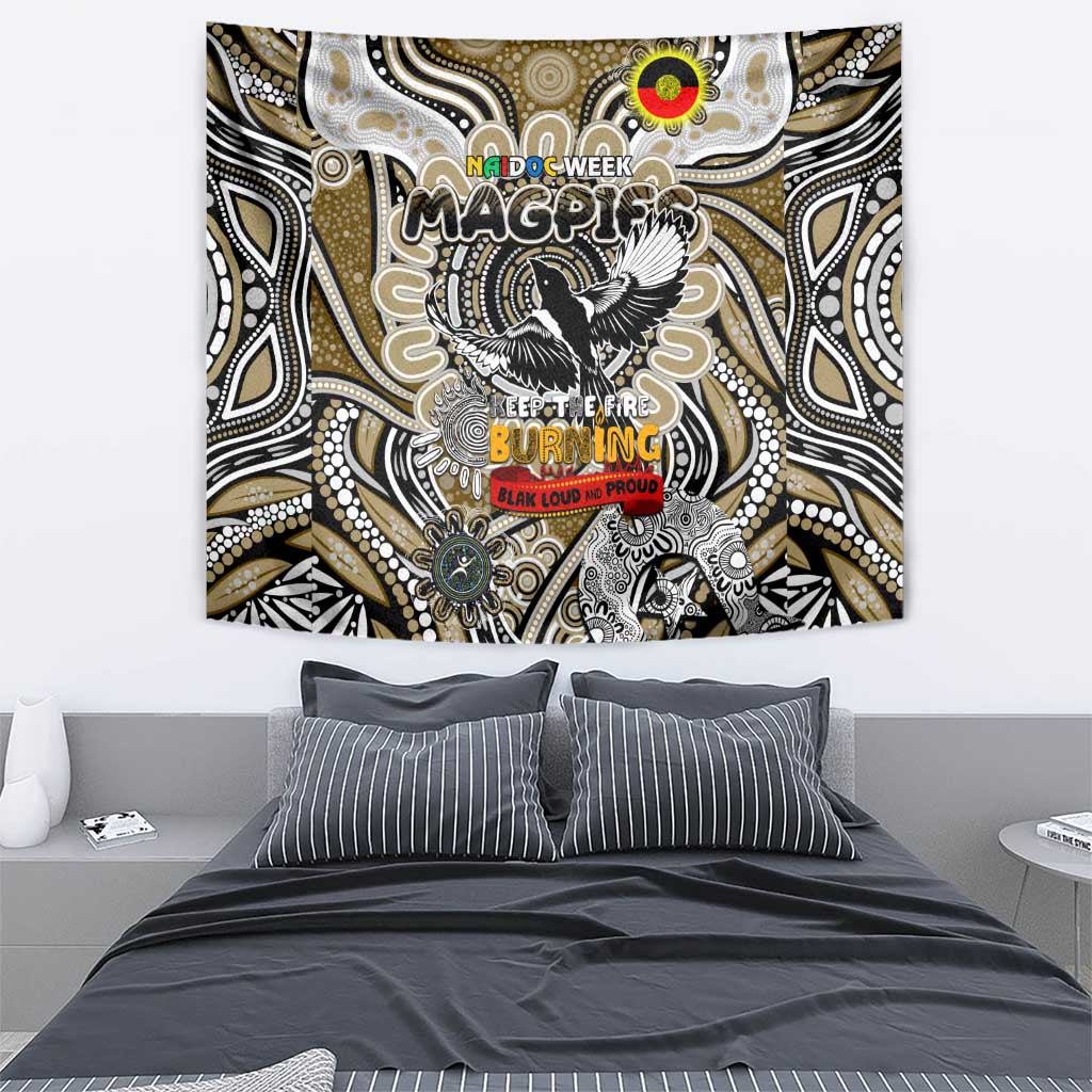 Collingwood Magpies NAIDOC Week 2024 Tapestry Mascot Football