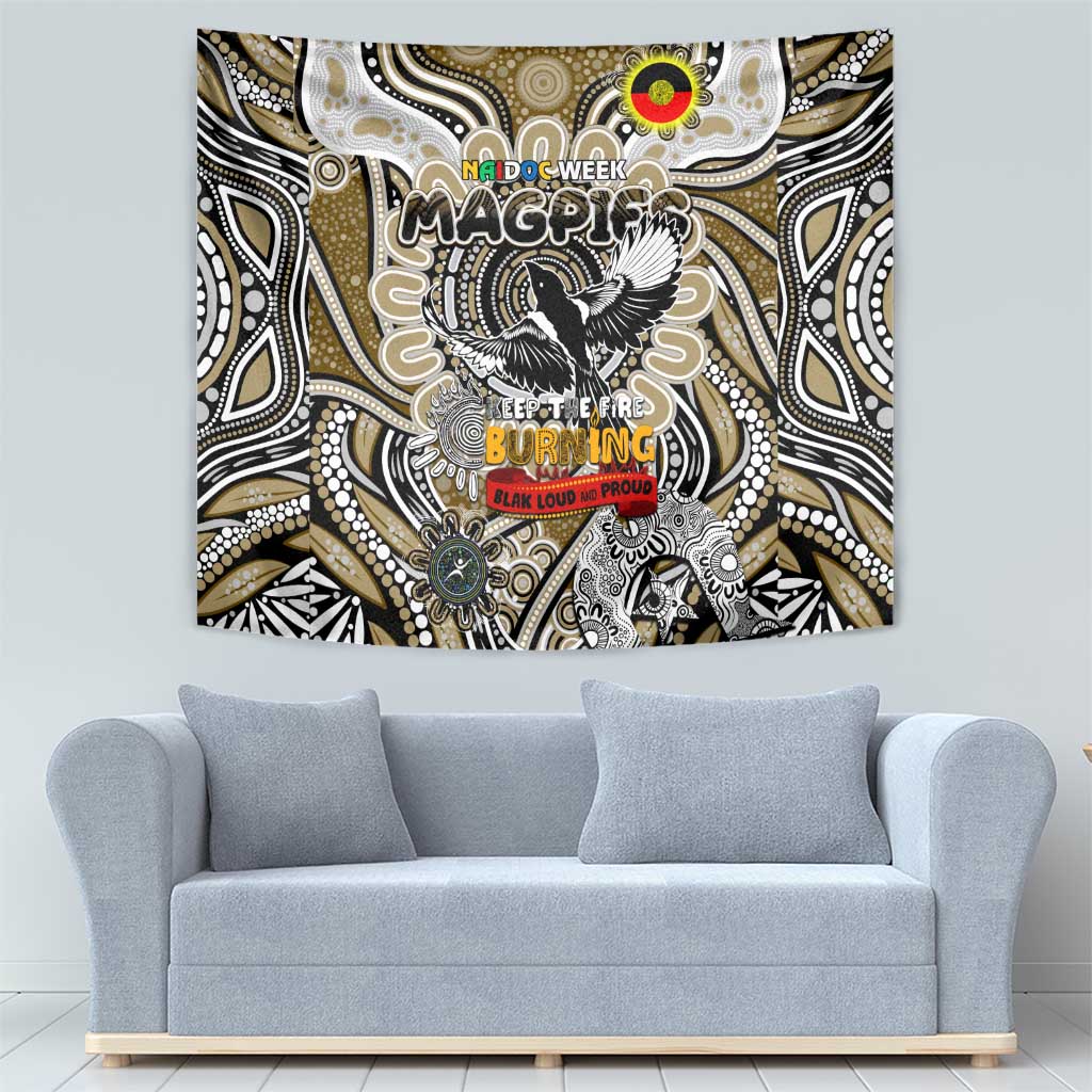 Collingwood Magpies NAIDOC Week 2024 Tapestry Mascot Football