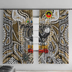 Collingwood Magpies NAIDOC Week 2024 Window Curtain Mascot Football