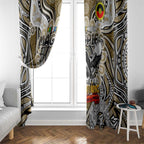 Collingwood Magpies NAIDOC Week 2024 Window Curtain Mascot Football