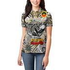 Custom Collingwood Magpies NAIDOC Week 2024 Women Polo Shirt Mascot Football