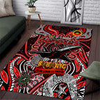Essendon Bombers NAIDOC Week 2024 Area Rug Mascot Football