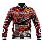Custom Essendon Bombers NAIDOC Week 2024 Baseball Jacket Mascot Football