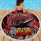 Essendon Bombers NAIDOC Week 2024 Beach Blanket Mascot Football