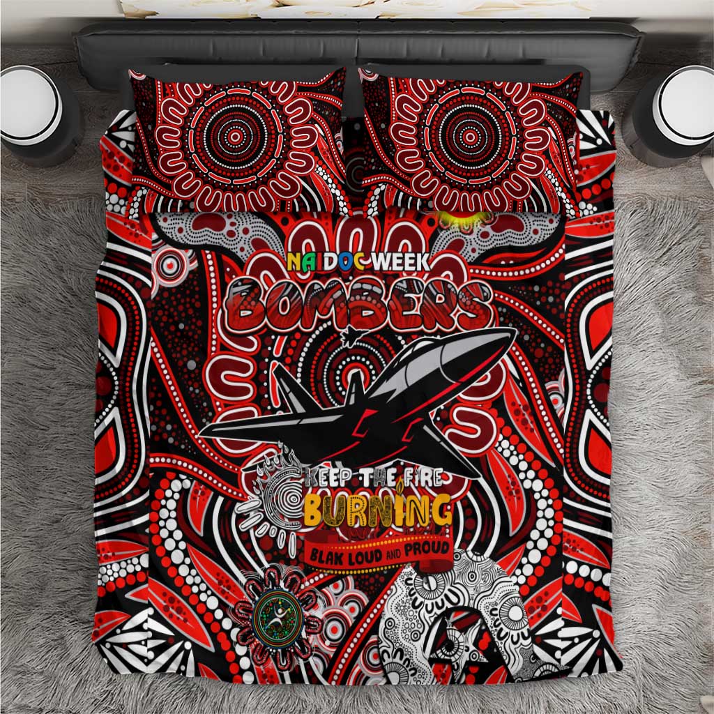 Essendon Bombers NAIDOC Week 2024 Bedding Set Mascot Football