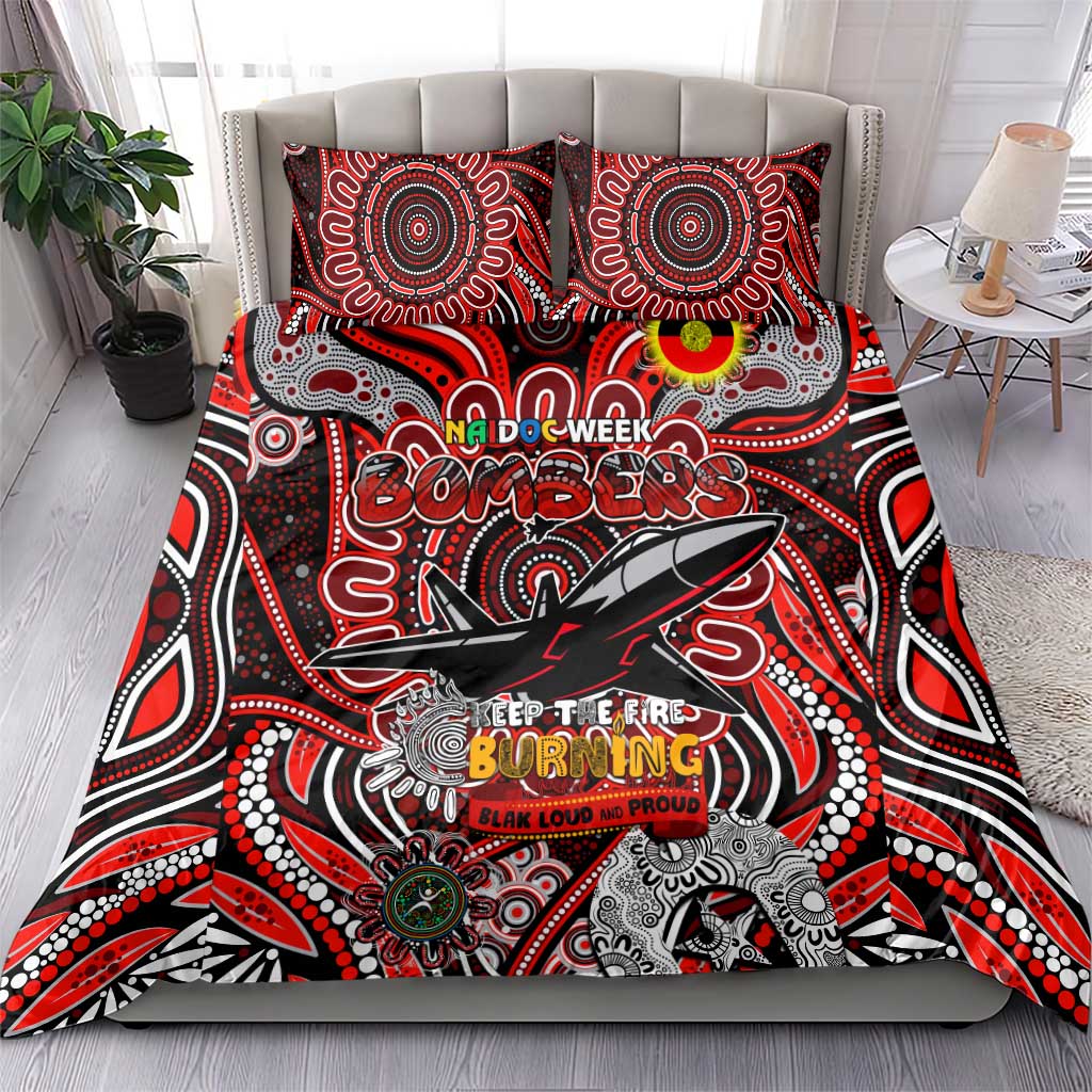 Essendon Bombers NAIDOC Week 2024 Bedding Set Mascot Football