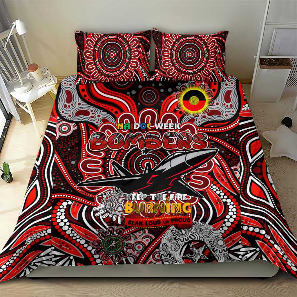 Essendon Bombers NAIDOC Week 2024 Bedding Set Mascot Football
