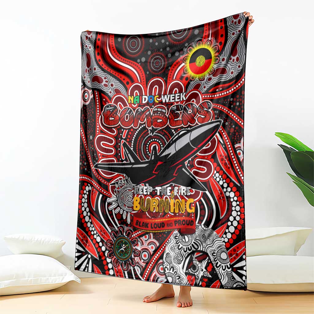 Essendon Bombers NAIDOC Week 2024 Blanket Mascot Football