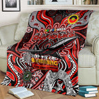 Essendon Bombers NAIDOC Week 2024 Blanket Mascot Football