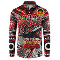 Custom Essendon Bombers NAIDOC Week 2024 Button Sweatshirt Mascot Football