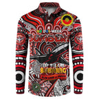 Custom Essendon Bombers NAIDOC Week 2024 Button Sweatshirt Mascot Football
