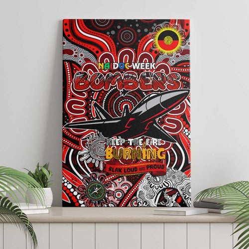 Essendon Bombers NAIDOC Week 2024 Canvas Wall Art Mascot Football
