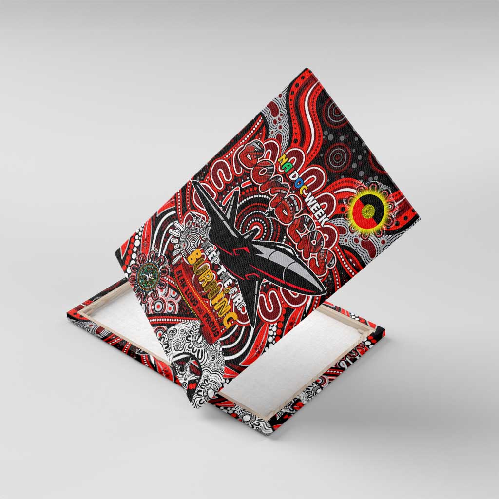 Essendon Bombers NAIDOC Week 2024 Canvas Wall Art Mascot Football