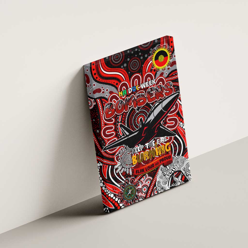 Essendon Bombers NAIDOC Week 2024 Canvas Wall Art Mascot Football