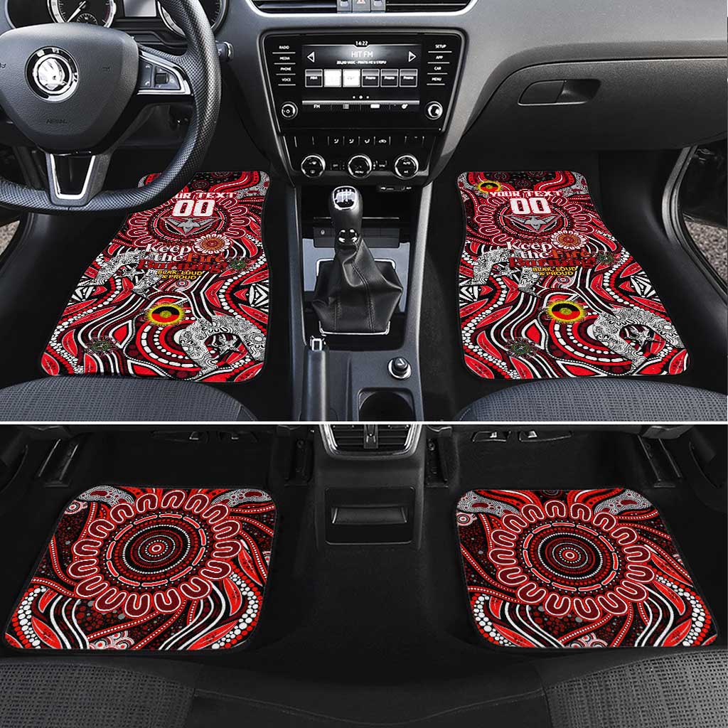 Essendon Bombers NAIDOC Week 2024 Car Mats Mascot Football