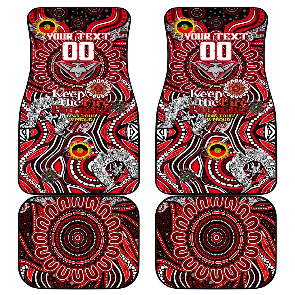 Essendon Bombers NAIDOC Week 2024 Car Mats Mascot Football