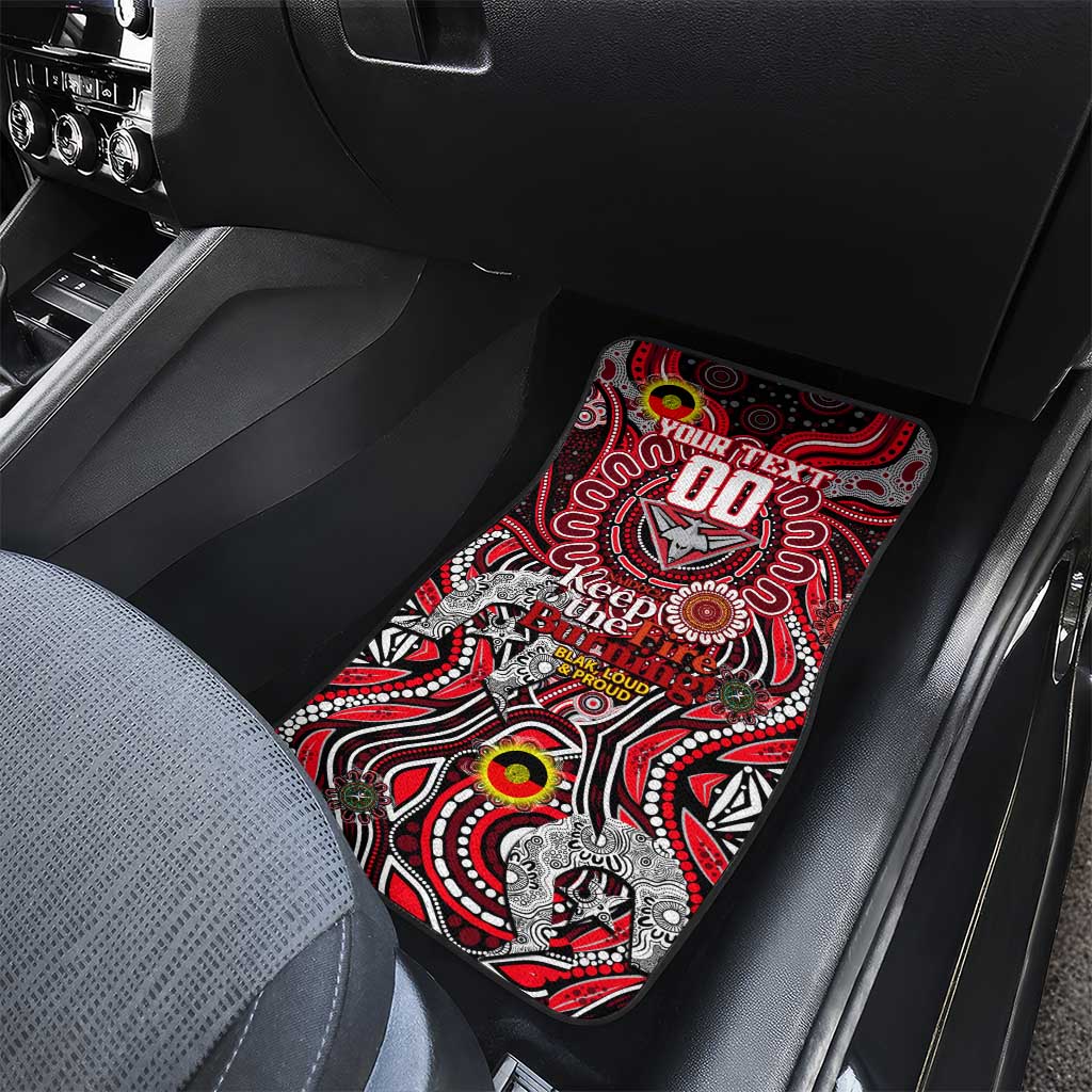 Essendon Bombers NAIDOC Week 2024 Car Mats Mascot Football