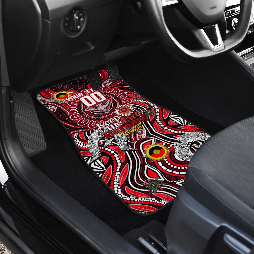 Essendon Bombers NAIDOC Week 2024 Car Mats Mascot Football