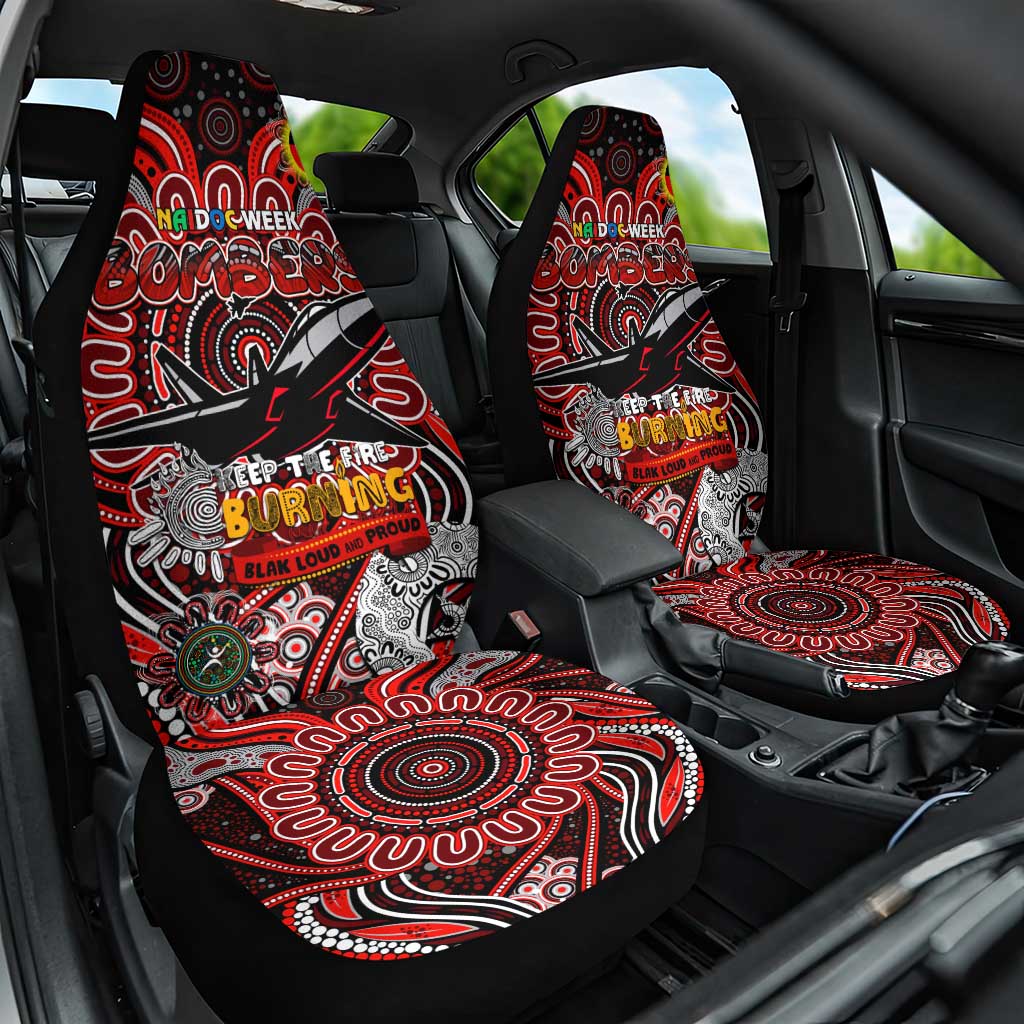 Essendon Bombers NAIDOC Week 2024 Car Seat Cover Mascot Football
