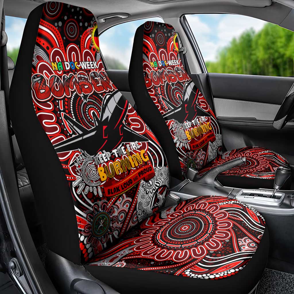 Essendon Bombers NAIDOC Week 2024 Car Seat Cover Mascot Football