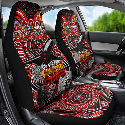 Essendon Bombers NAIDOC Week 2024 Car Seat Cover Mascot Football