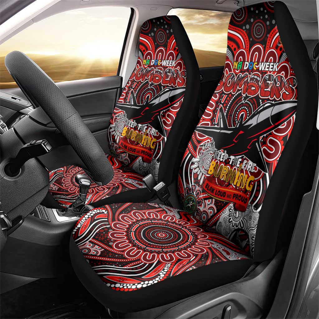 Essendon Bombers NAIDOC Week 2024 Car Seat Cover Mascot Football