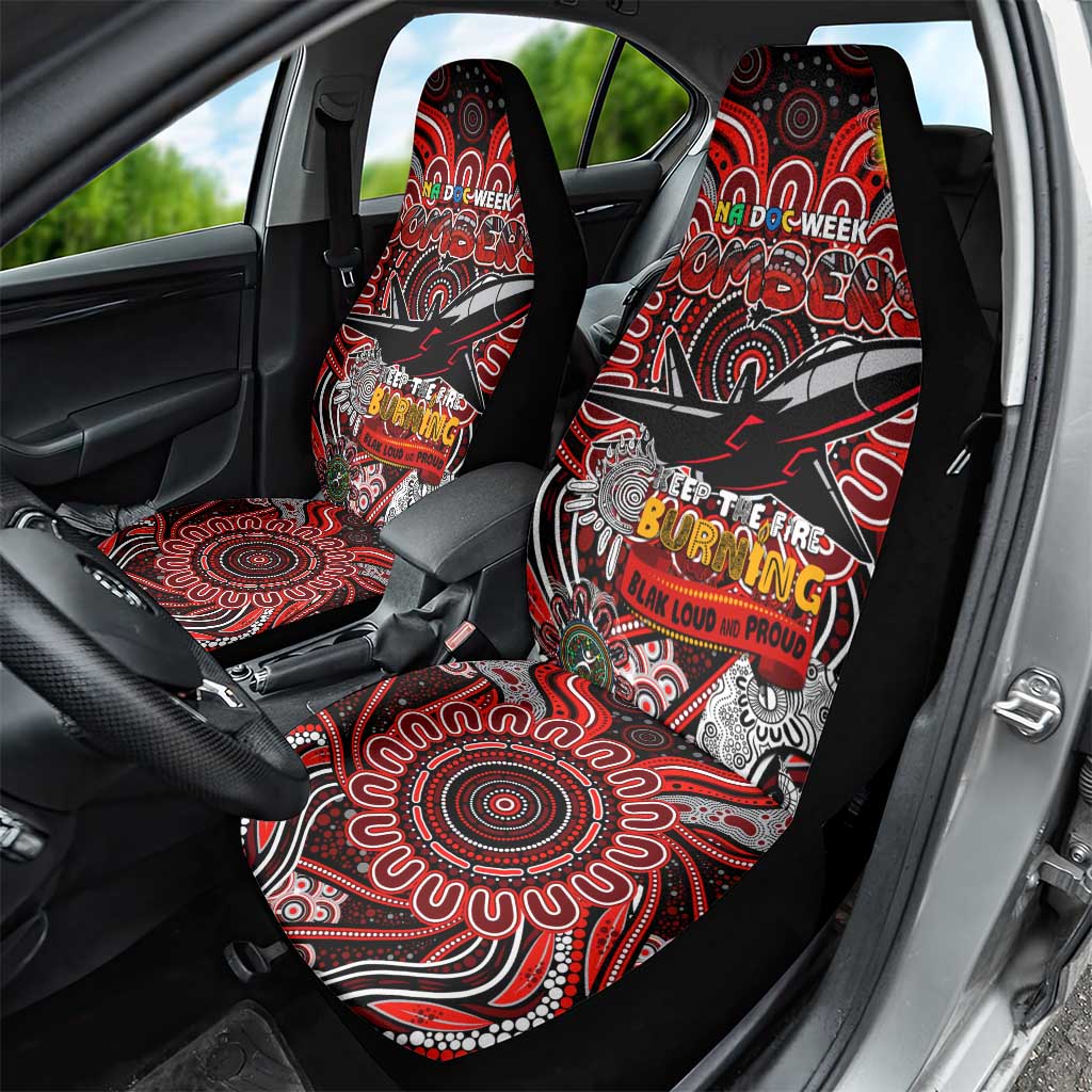 Essendon Bombers NAIDOC Week 2024 Car Seat Cover Mascot Football