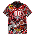 Custom Essendon Bombers NAIDOC Week 2024 Family Matching Long Sleeve Bodycon Dress and Hawaiian Shirt Mascot Football