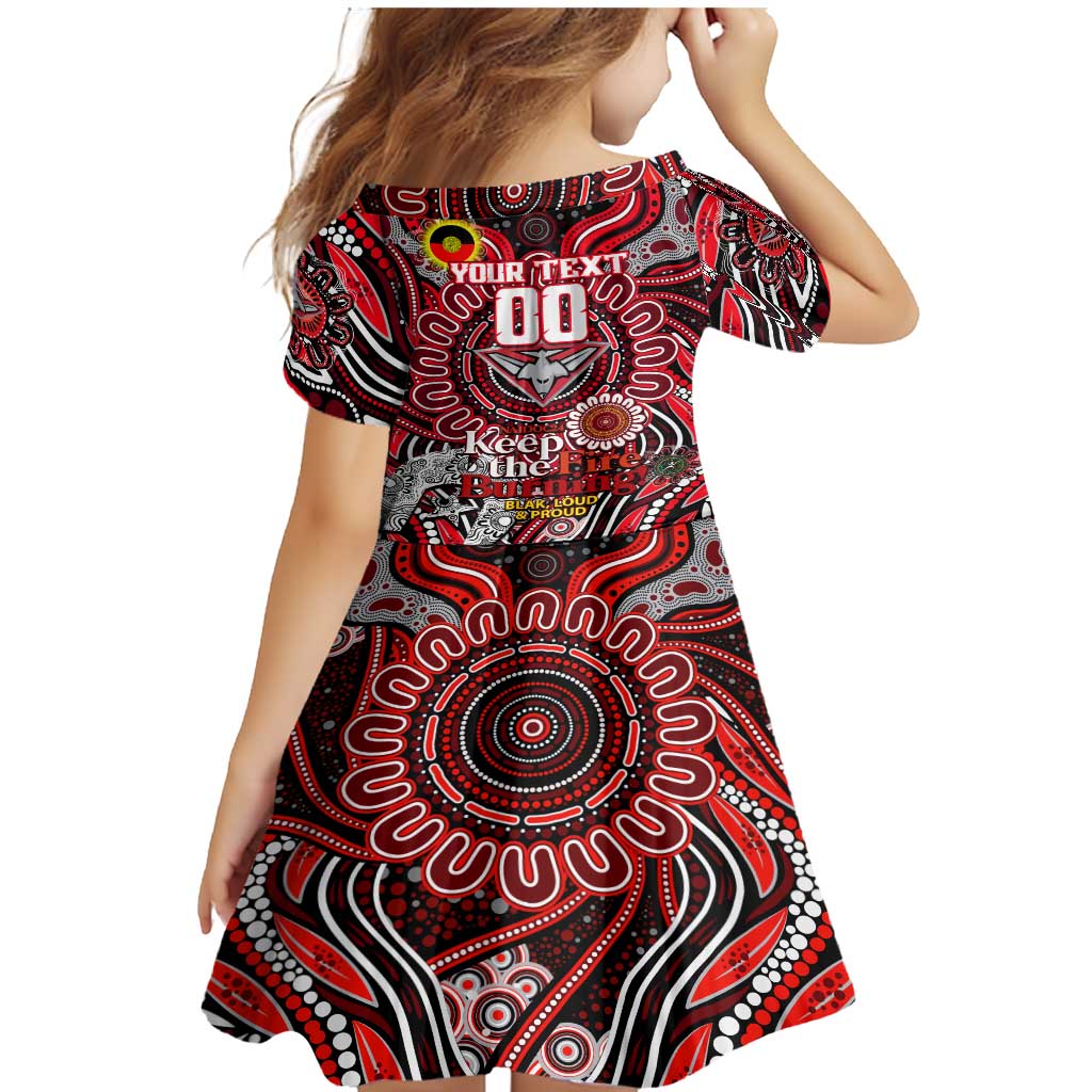 Custom Essendon Bombers NAIDOC Week 2024 Family Matching Mermaid Dress and Hawaiian Shirt Mascot Football