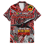 Custom Essendon Bombers NAIDOC Week 2024 Family Matching Mermaid Dress and Hawaiian Shirt Mascot Football