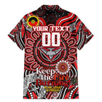 Custom Essendon Bombers NAIDOC Week 2024 Family Matching Mermaid Dress and Hawaiian Shirt Mascot Football