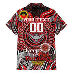 Custom Essendon Bombers NAIDOC Week 2024 Family Matching Short Sleeve Bodycon Dress and Hawaiian Shirt Mascot Football
