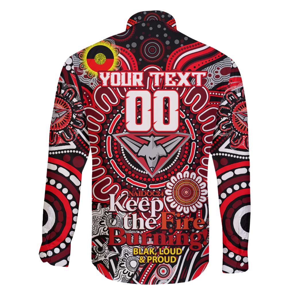 Custom Essendon Bombers NAIDOC Week 2024 Family Matching Summer Maxi Dress and Hawaiian Shirt Mascot Football