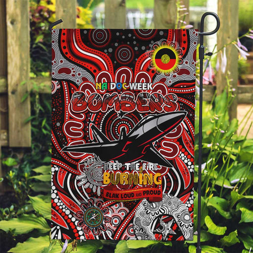 Essendon Bombers NAIDOC Week 2024 Garden Flag Mascot Football
