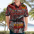 Custom Essendon Bombers NAIDOC Week 2024 Hawaiian Shirt Mascot Football