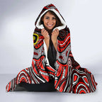 Essendon Bombers NAIDOC Week 2024 Hooded Blanket Mascot Football