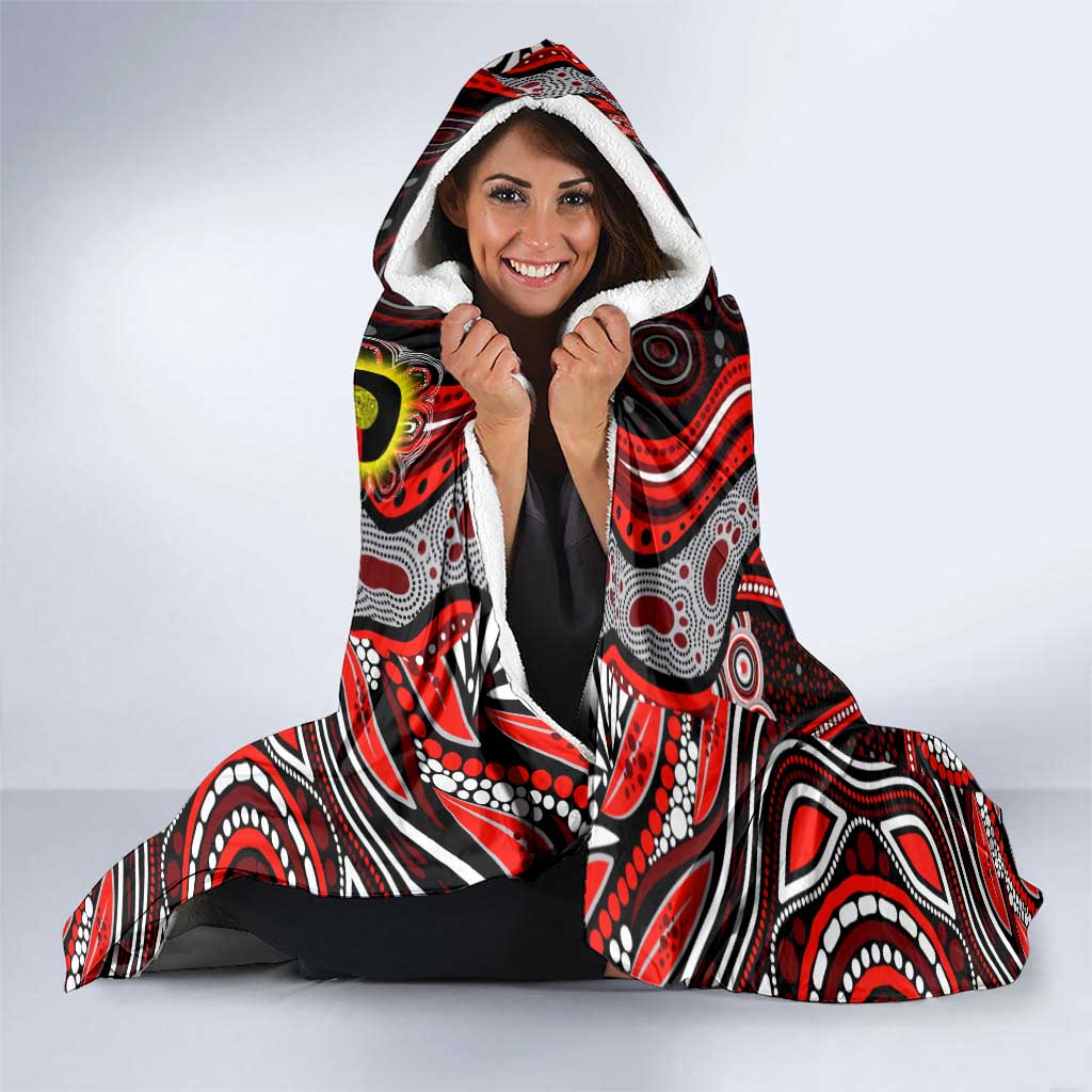 Essendon Bombers NAIDOC Week 2024 Hooded Blanket Mascot Football