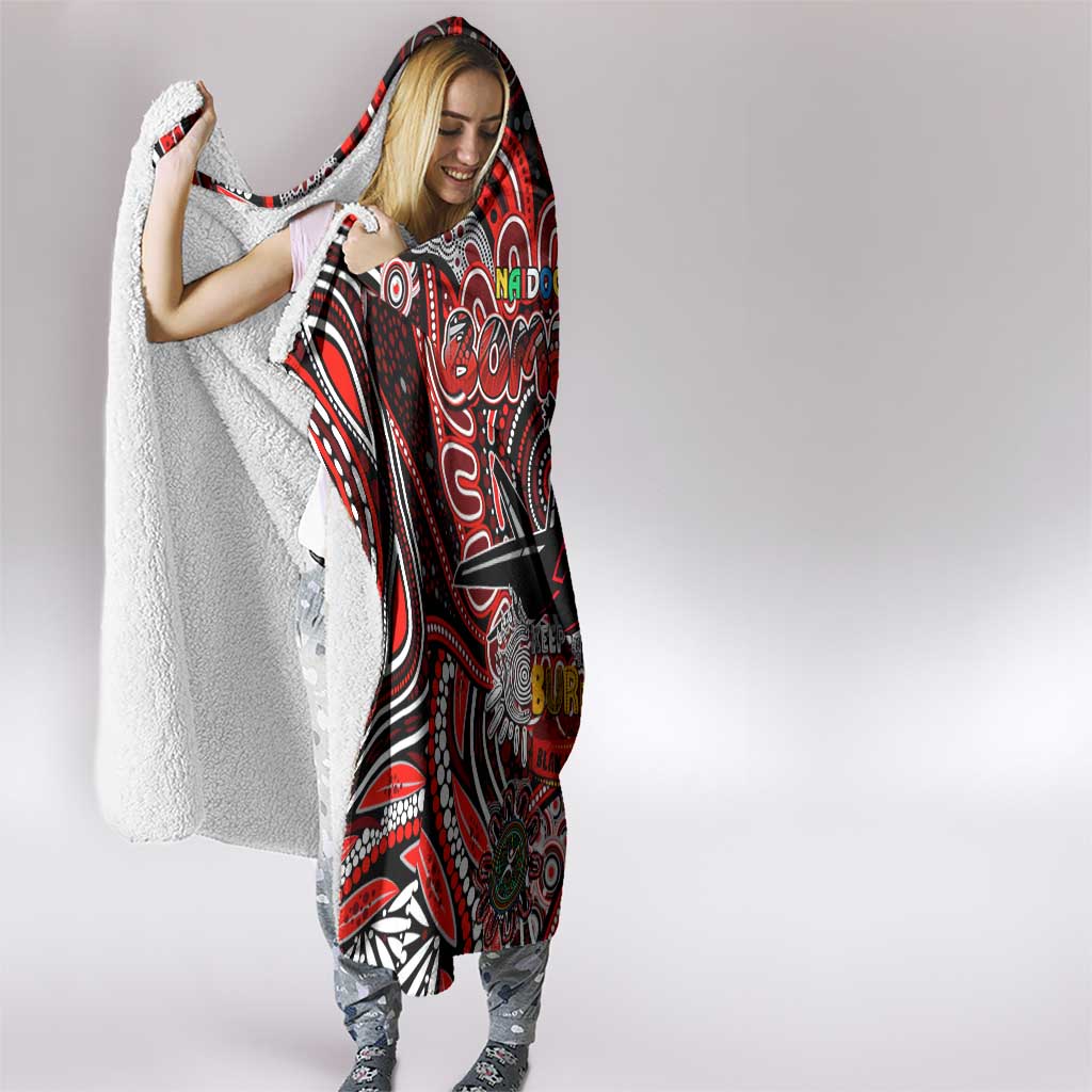 Essendon Bombers NAIDOC Week 2024 Hooded Blanket Mascot Football