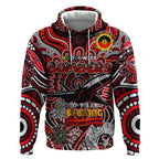 Custom Essendon Bombers NAIDOC Week 2024 Hoodie Mascot Football