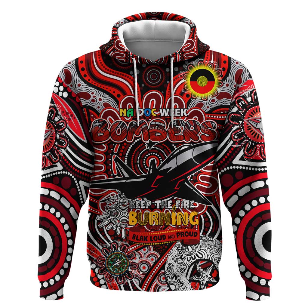 Custom Essendon Bombers NAIDOC Week 2024 Hoodie Mascot Football