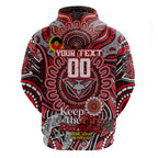 Custom Essendon Bombers NAIDOC Week 2024 Hoodie Mascot Football